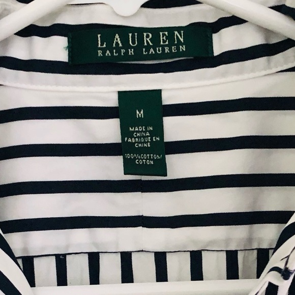 Ralph Lauren Women’s Cotton Striped Shirt - Picture 4 of 7